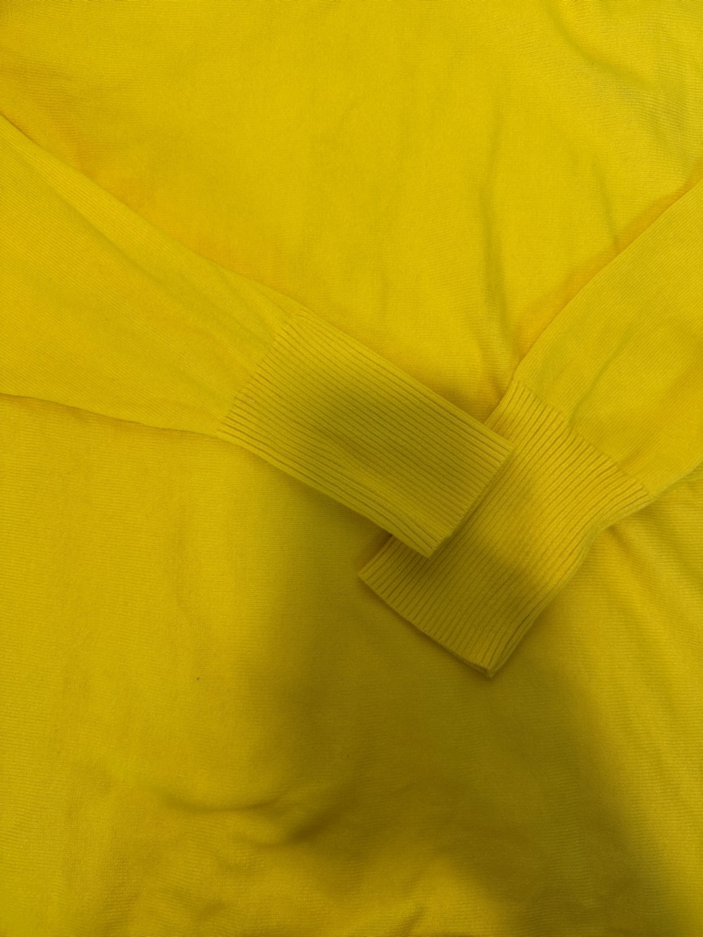 CAbi Sunny Yellow Off The Shoulder Sweater - Picture 7 of 7